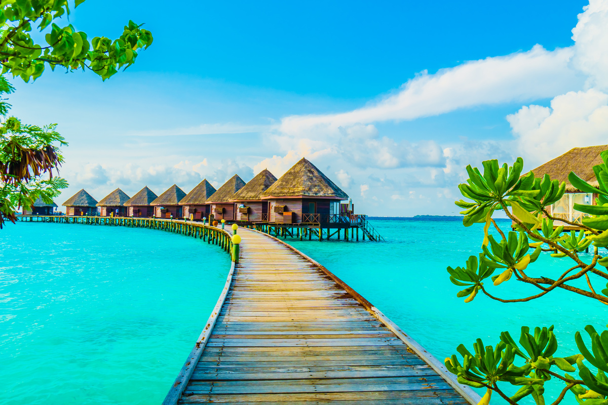 Maldives Resort Hotel and Villas in the Beach