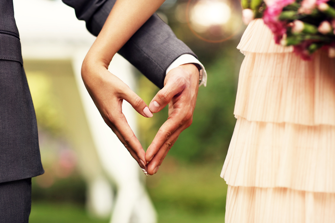 Beautiful Wedding Couple Enjoying Wedding